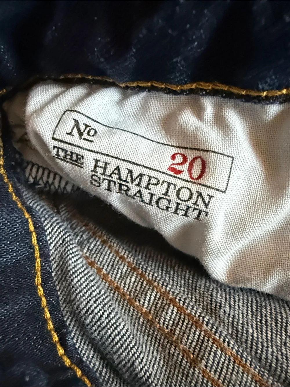 Polo by Ralph Lauren Boys Hampton Straight Dark Wash Jeans, Size 20 - Picture 4 of 6